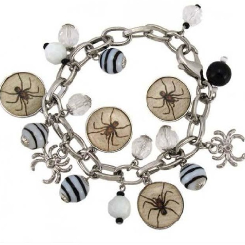 Women’s Bethany Lowe Halloween 🕷️vintage charm bracelet. NWT